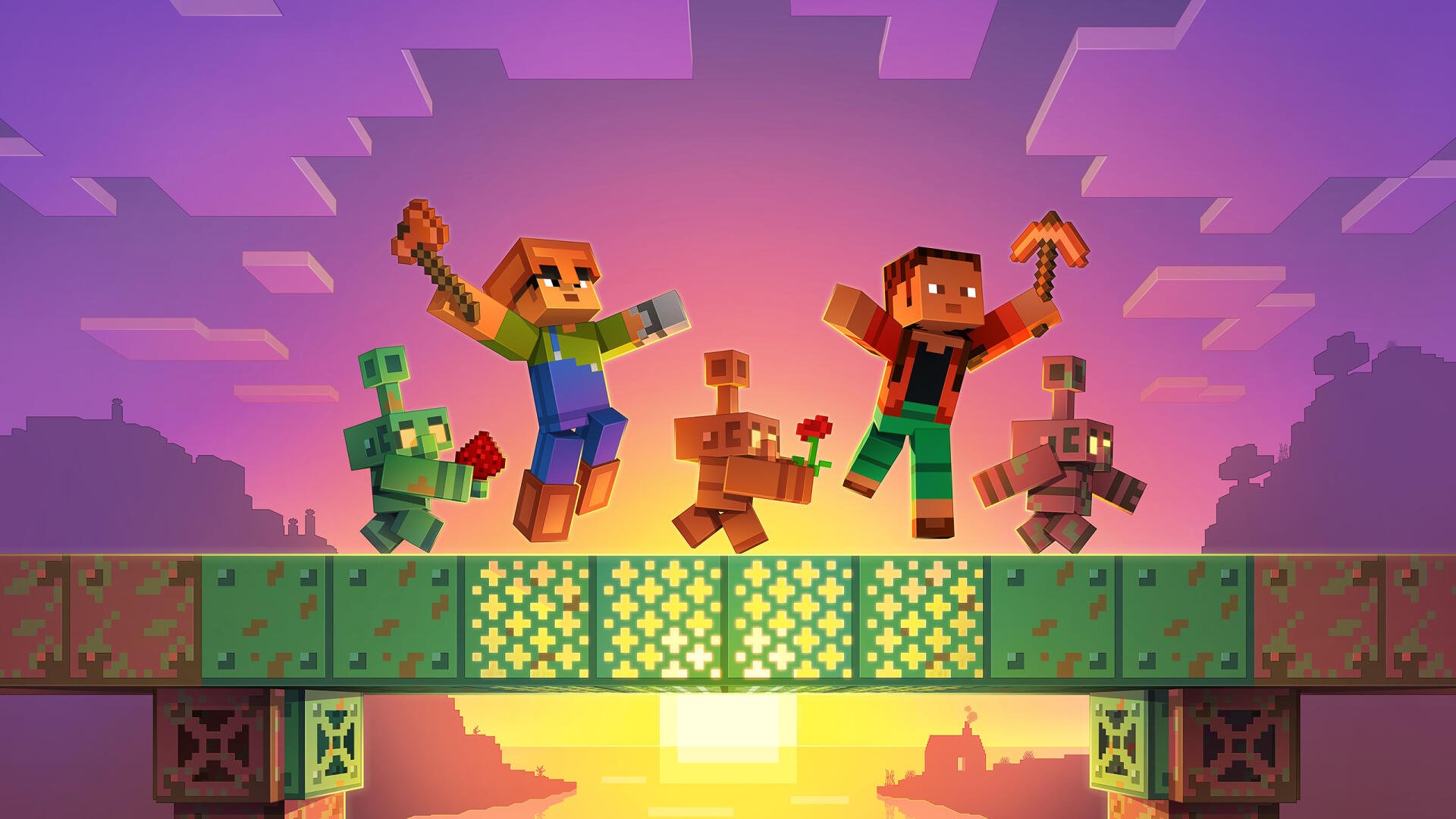 Lume Minecraft survival cu shadere, rulând pe un nod EnixServer